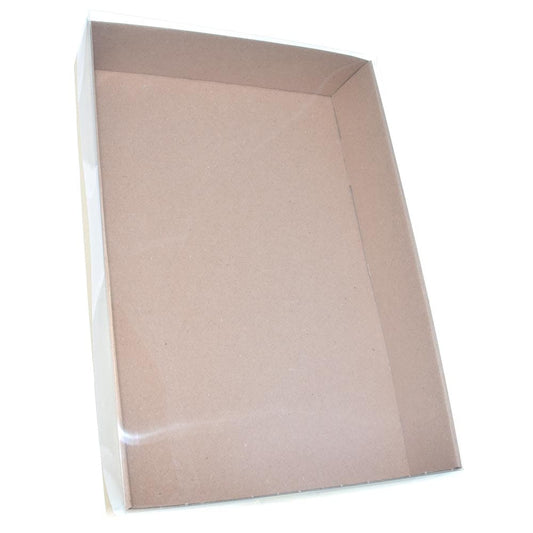 Stülpdeckelkarton mit Klarsichtdeckel 370x250x60 - Ansicht 1