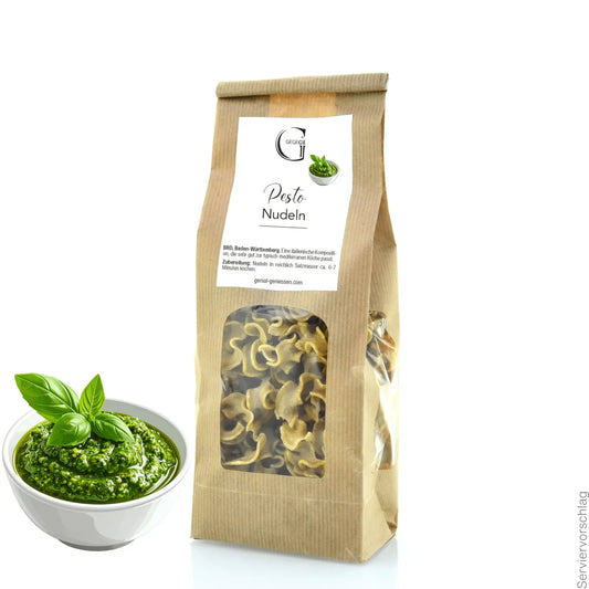 Pesto Nudeln.