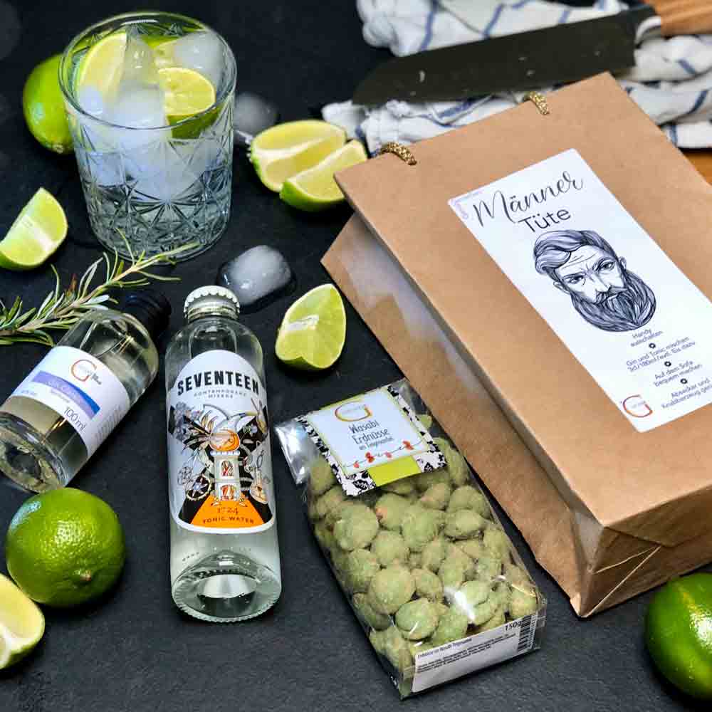 Genial Genießen Männer Tüte, perfektes Mitbringsel und Geschenk für Freunde Stimmungsfoto