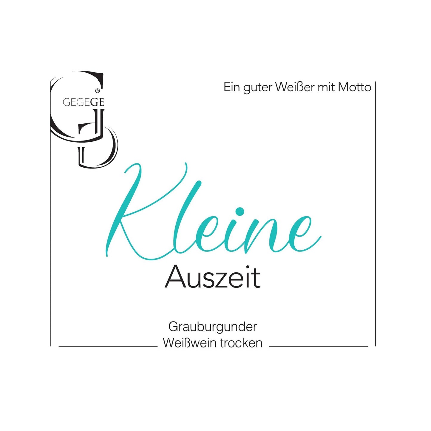Grauburgunder Kleine Auszeit