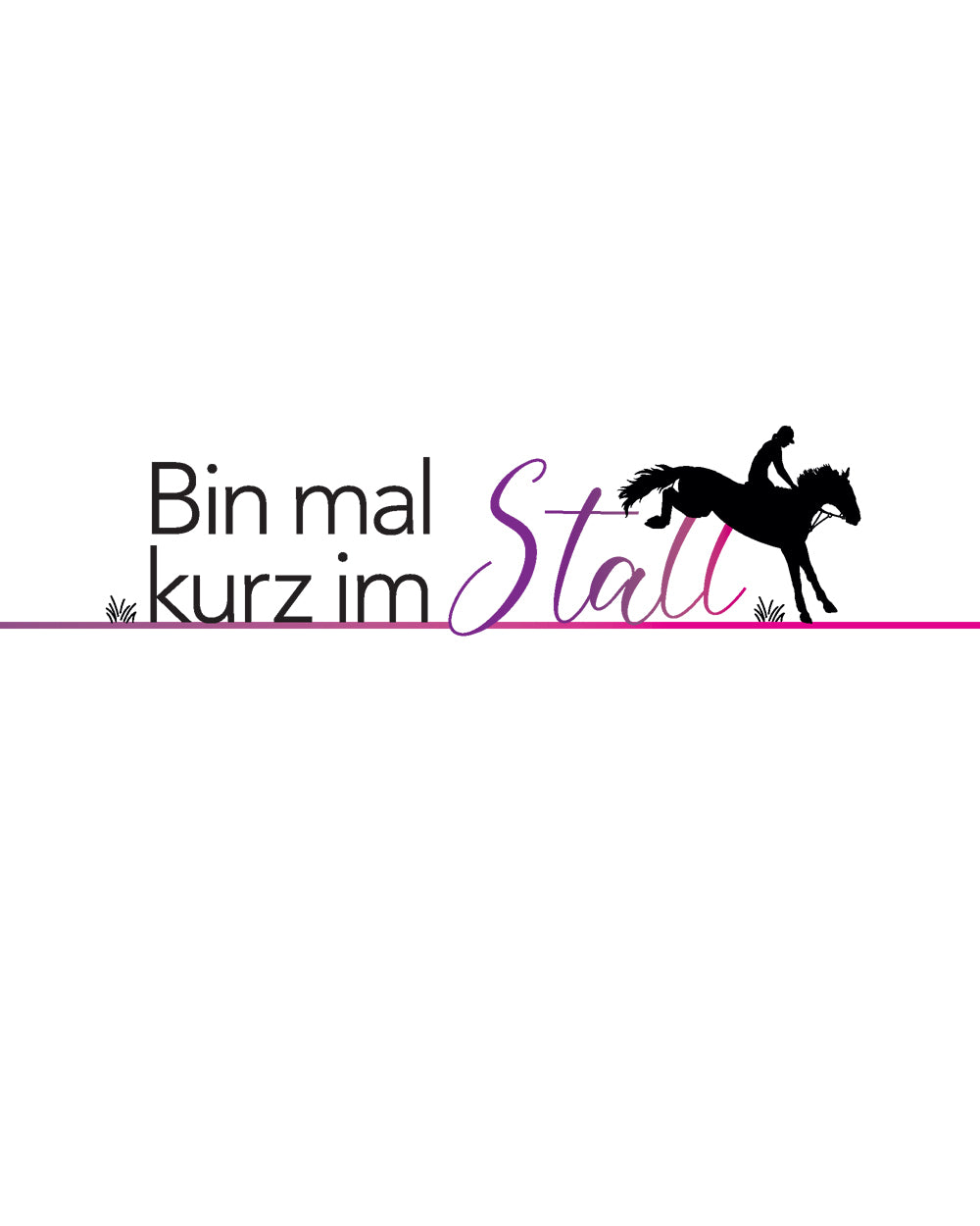 Hobby-Set Bin mal kurz im Stall - Reiter