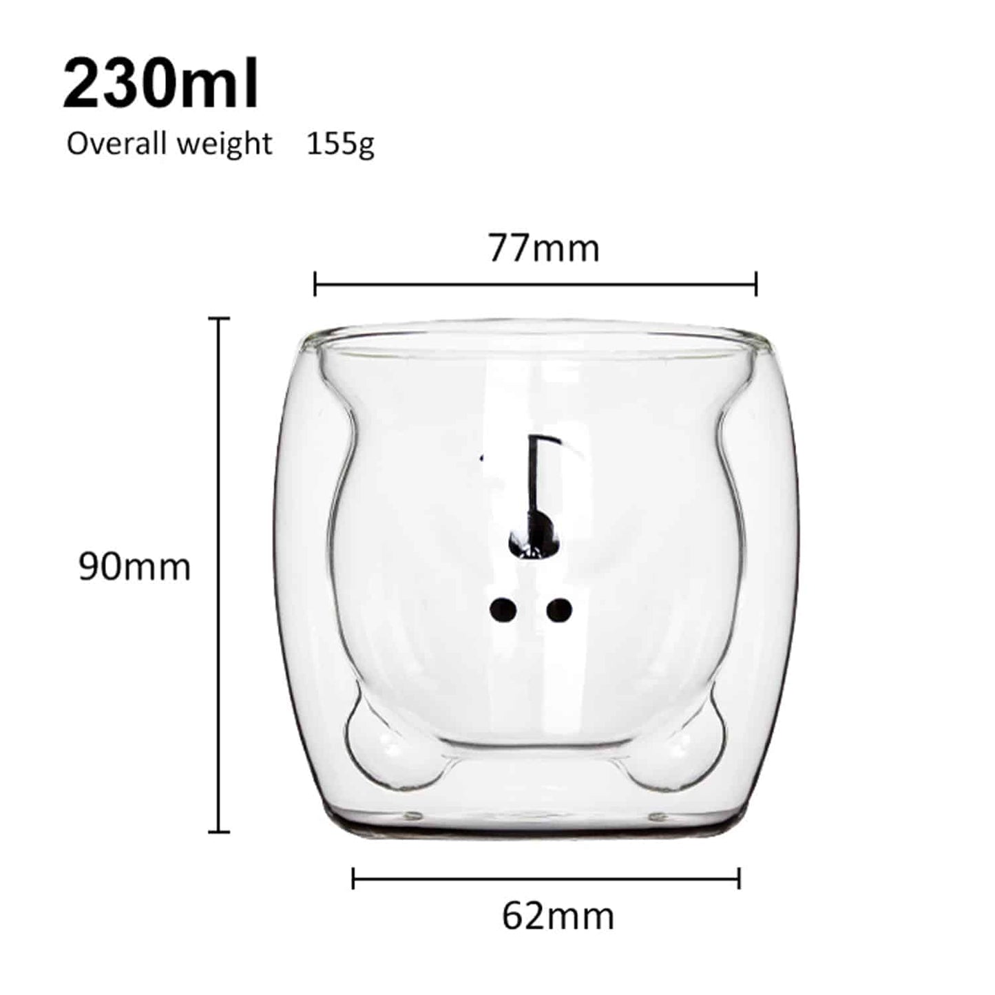 Maße Bärentasse