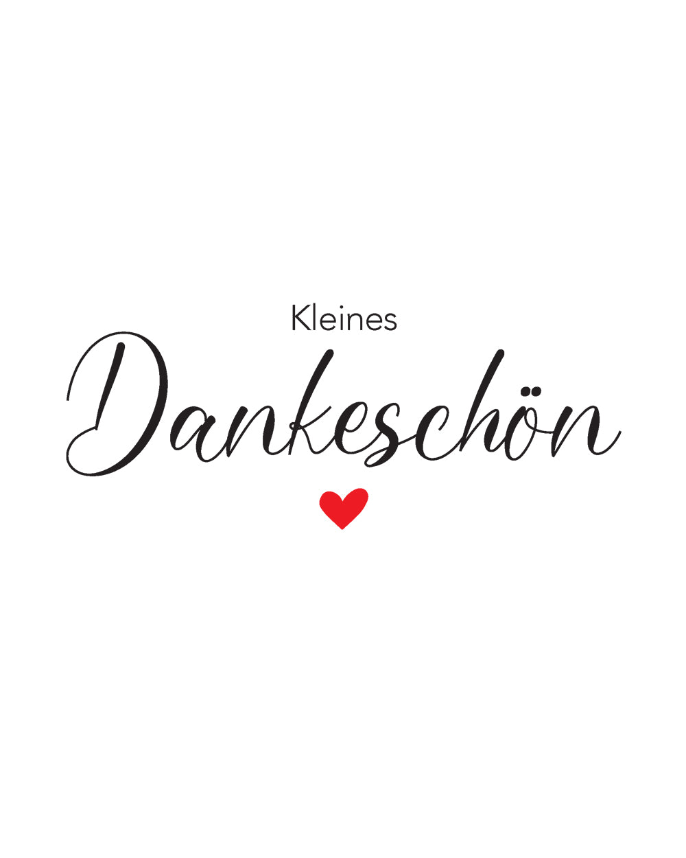 Kleines Dankeschoen