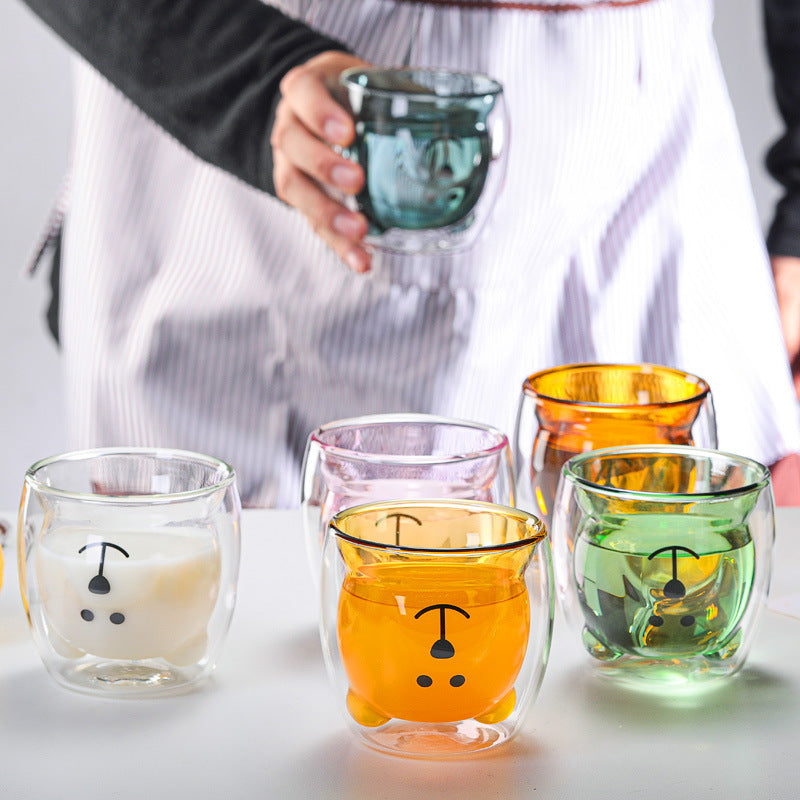Doppelwandiges Isolierglas für Kalt- & Warmgetränke