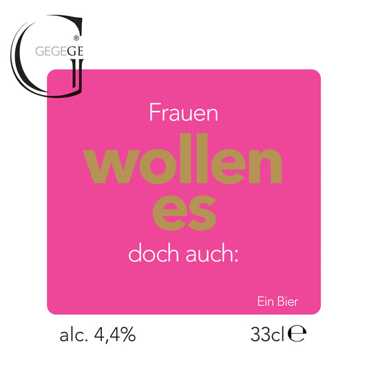 Frauen Spruch Bier