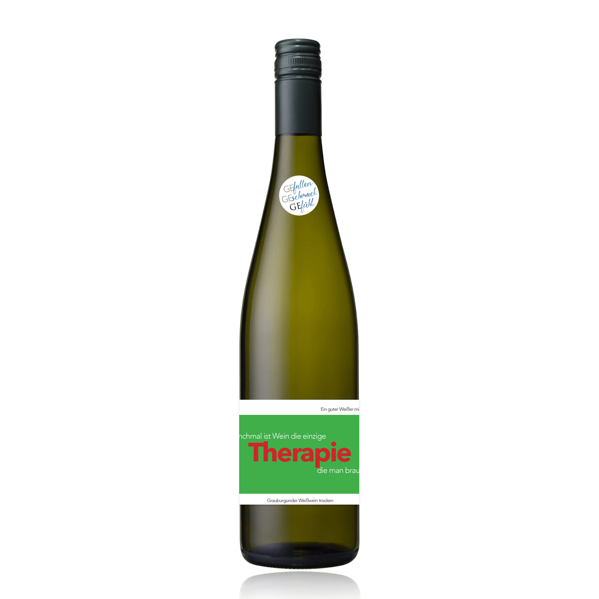Grauburgunder Manchmal ist Wein die einzige Therapie die man braucht
