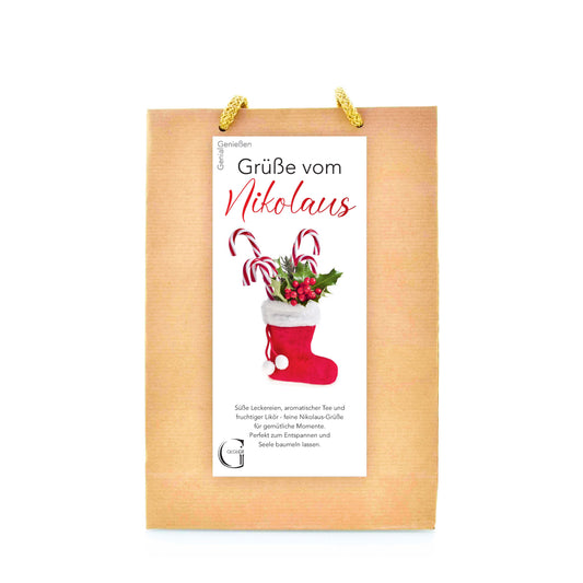 Genial Genießen Geschenktüte Grüße vom Nikolaus