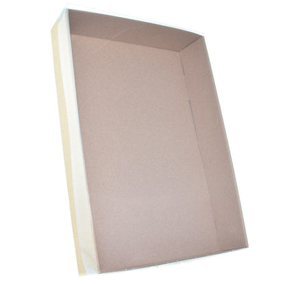 Stülpdeckelkarton mit Klarsichtdeckel 370x250x60 - Ansicht 1