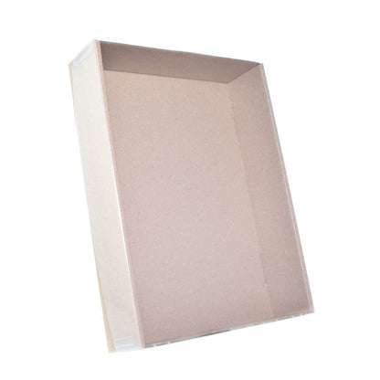 Stülpdeckelkarton mit Klarsichtdeckel 215x153x45- Ansicht 2