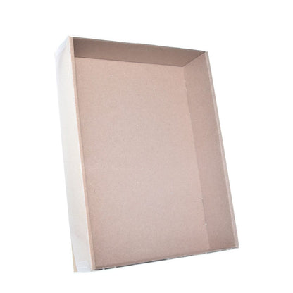 Stülpdeckelkarton mit Klarsichtdeckel 215x153x45- Ansicht 1