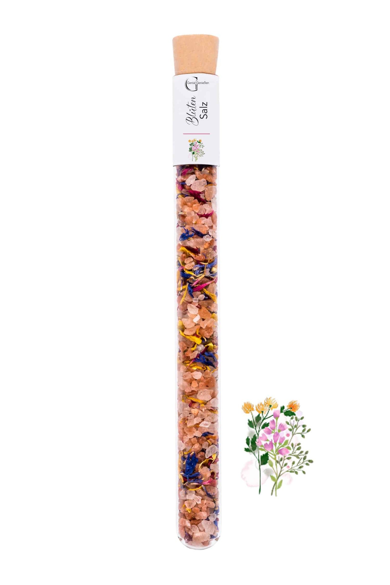 Spicetube Blütensalz klein.