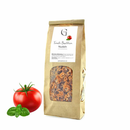 Tomate Basilikum Nudeln klein.