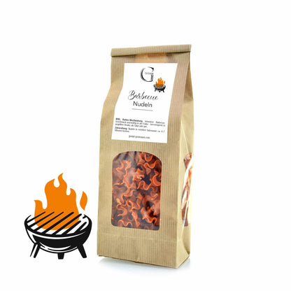 Barbecue Nudeln klein.