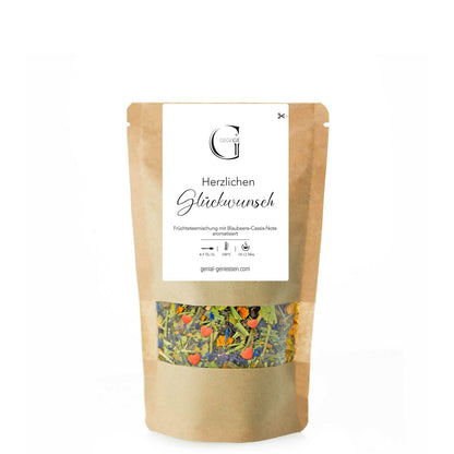 Herzlichen Glückwunsch Blaubeere Cassis Tee M