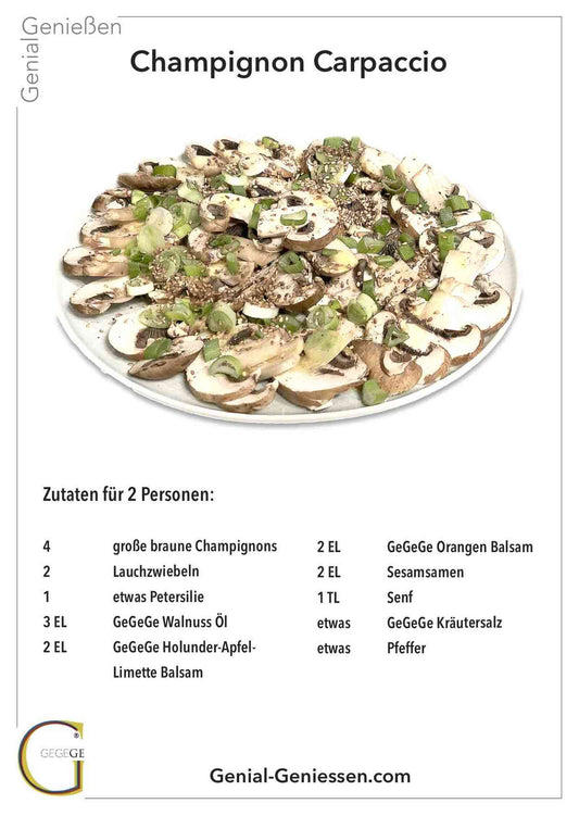 Champignon-Carpaccio-Rezeptkarte WEB