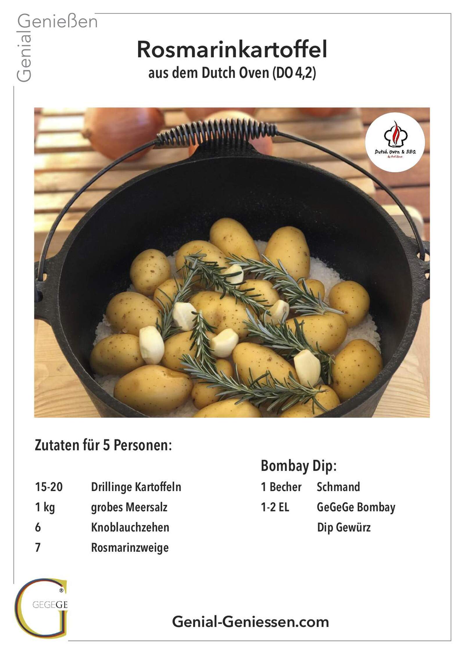 Rosmarinkartoffel aus dem Dutch Oven-Layout 1