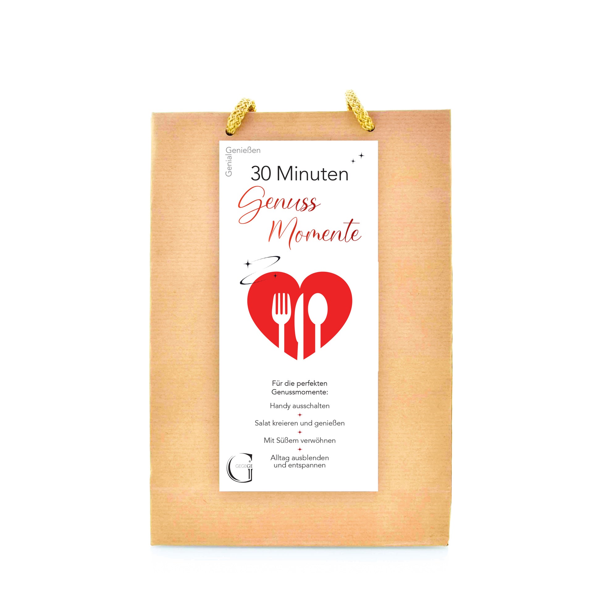 Hochwertige Genuss-Geschenktüte von Genial Genießen mit feinen Delikatessen, süßen Überraschungen und stilvoller Verpackung als Geschenk für Familie, Freunde und Genießer.