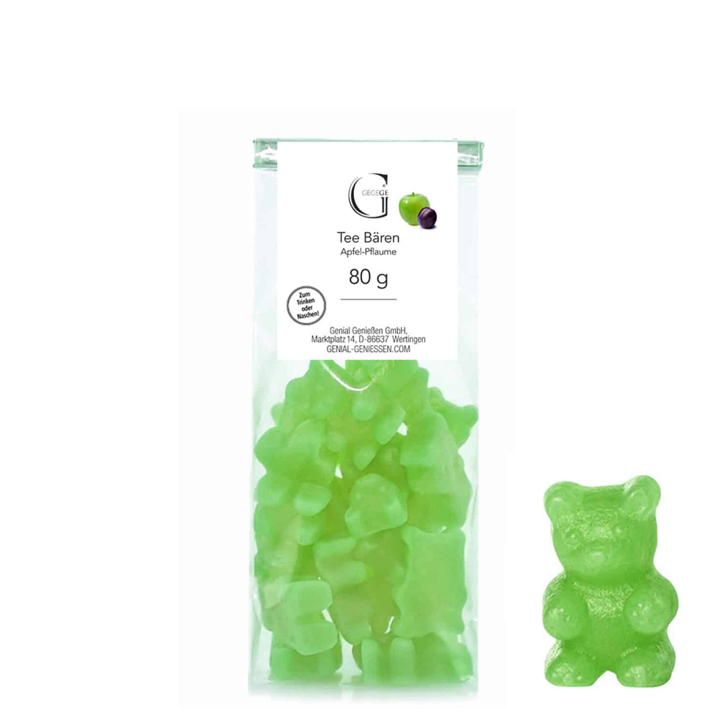 Teebären Apfel Pflaume