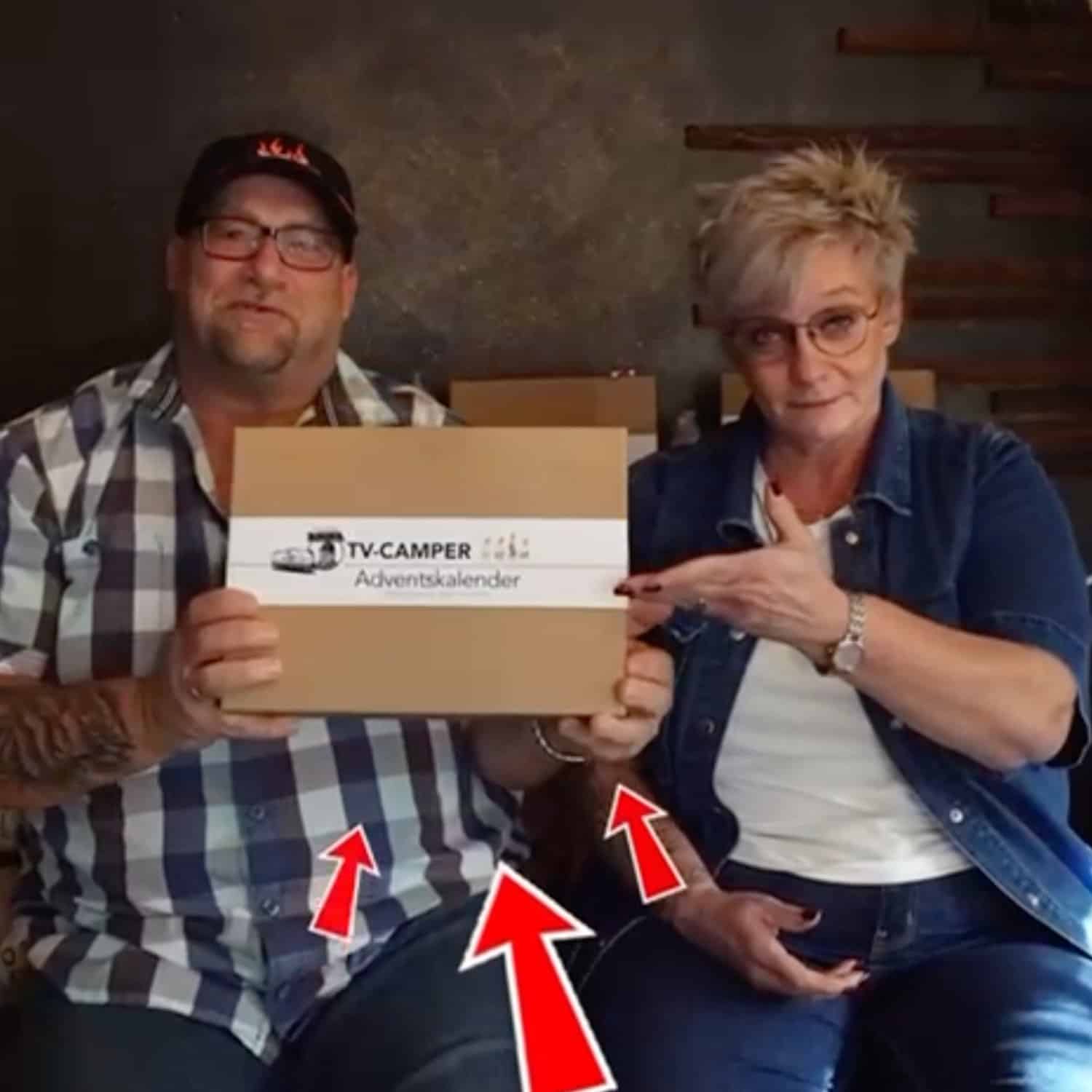 RTL 2 Camper Micha und Jackie mit Adventskalender