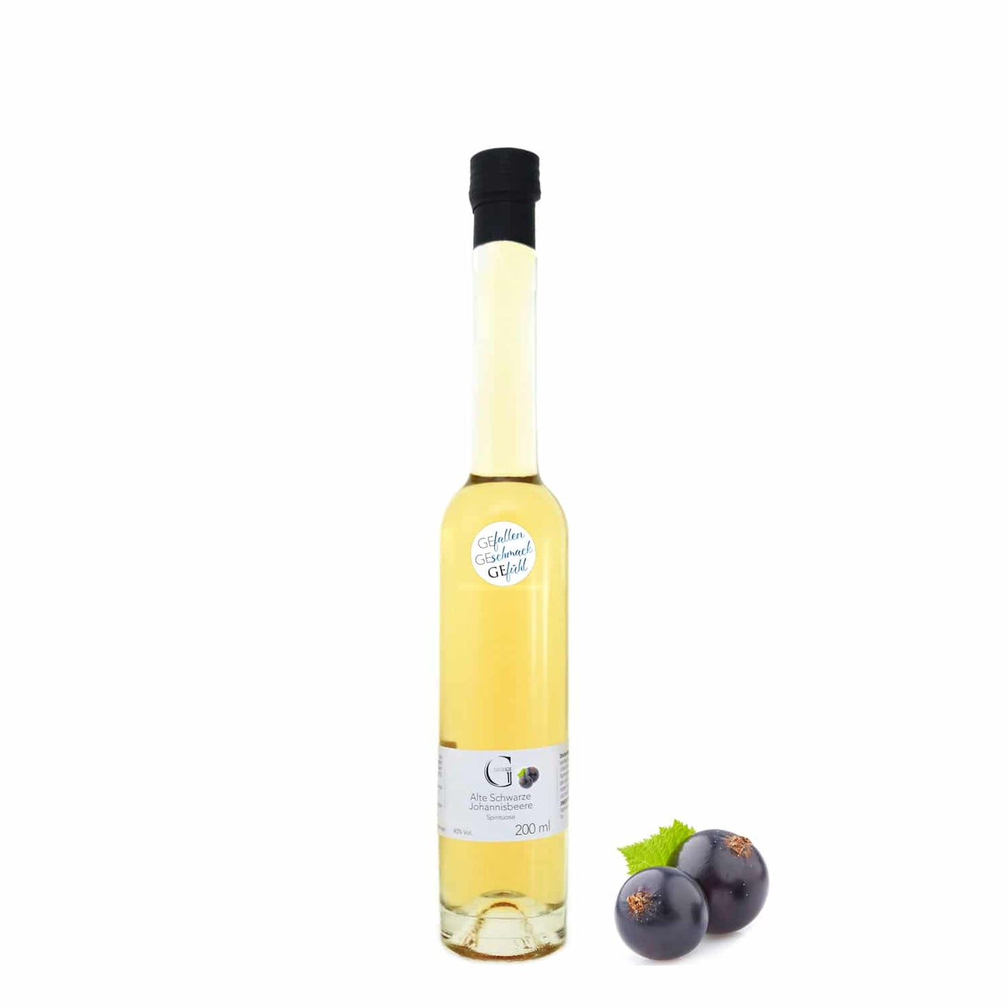 Alte Schwarze Johannisbeere Schnaps