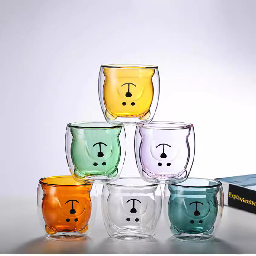 Isolierglas Bärendesign für Kalt und Heißgetränke