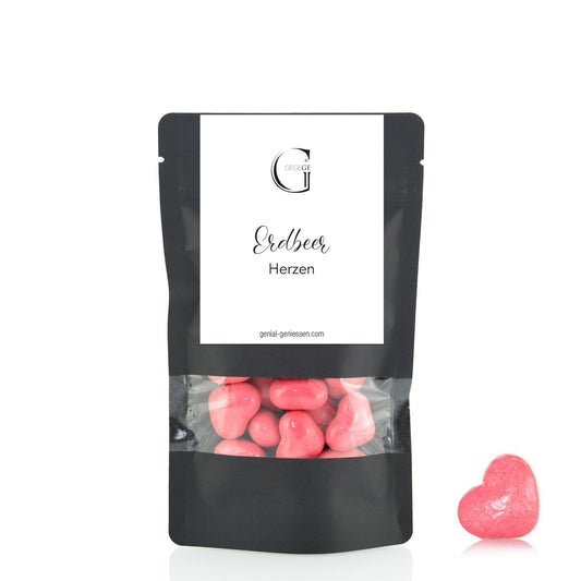 Erdbeer Herzen 70g
