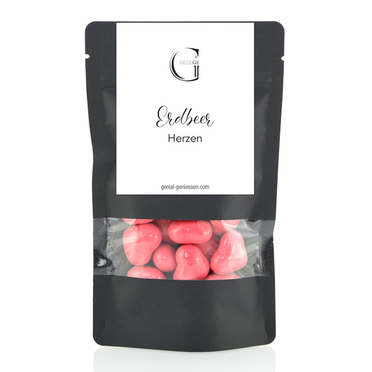 Erdbeer Herzen 70g