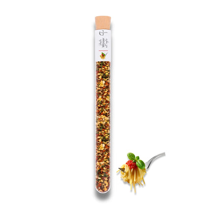 Pasta Würzer all'aglio im Reagenzglas