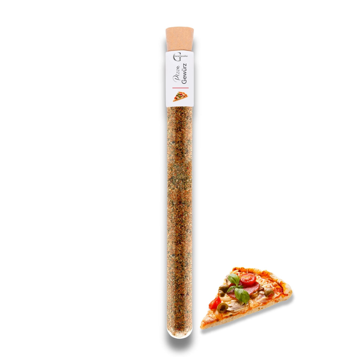 Pizza Gewürz im Reagenzglas