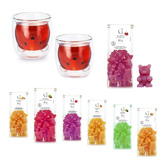 Tee Bären Set mit Teebären Tassen