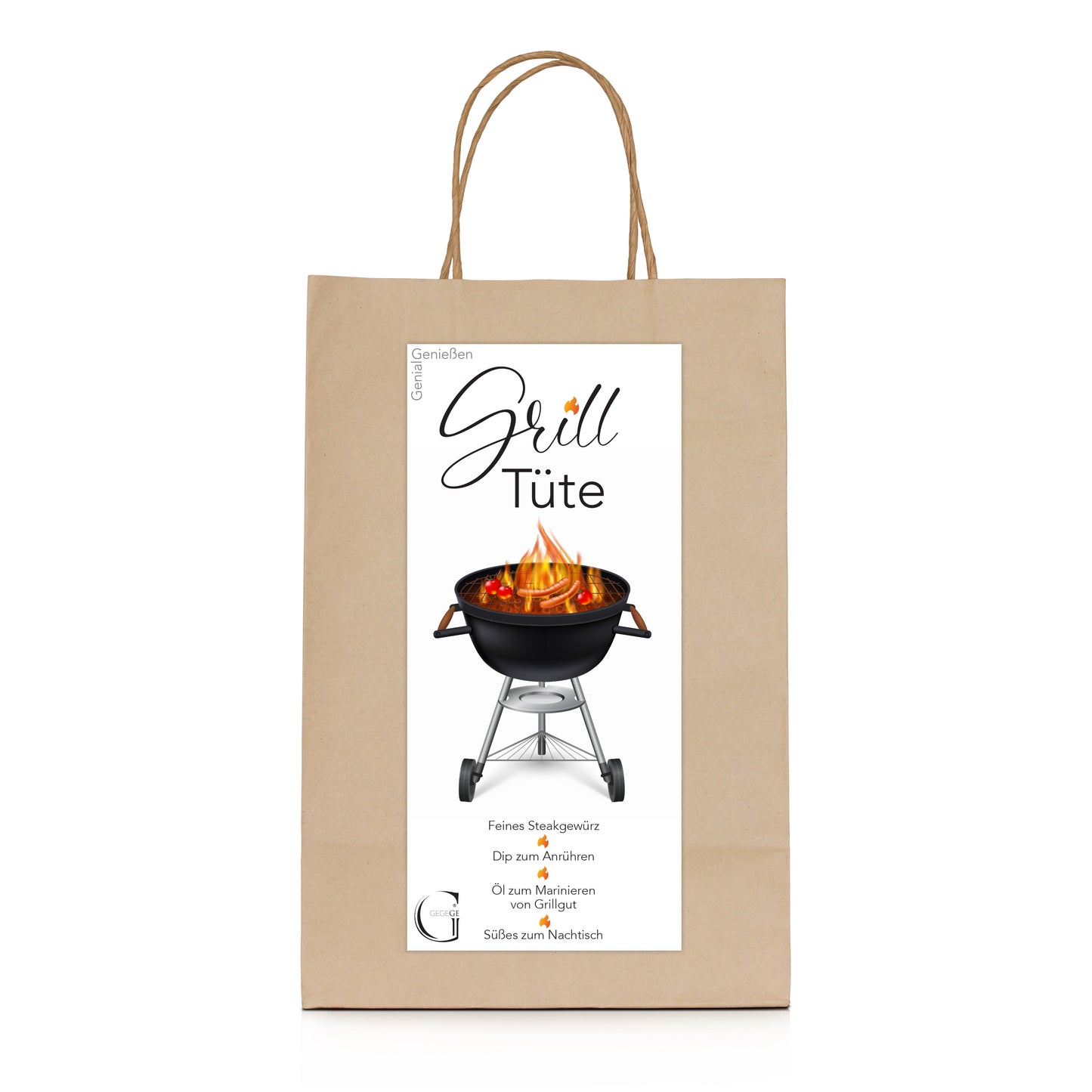 Grill Tüte - Grill Geschenk