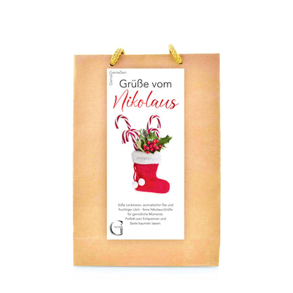 Genial Genießen Geschenktüte Grüße vom Nikolaus 