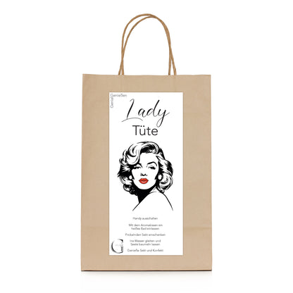 Genial Genießen Lady Tüte – stilvolle Geschenkidee für Frauen mit ausgewählten Spezialitäten und kleinen Wohlfühlprodukten
