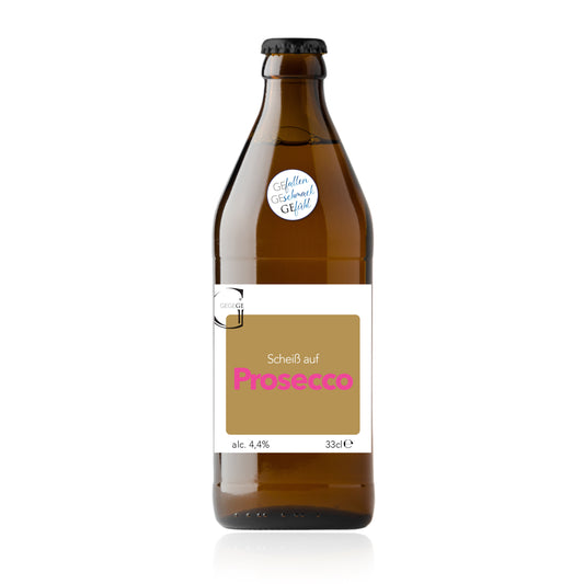 Lady Spruch Bier in der Flasche