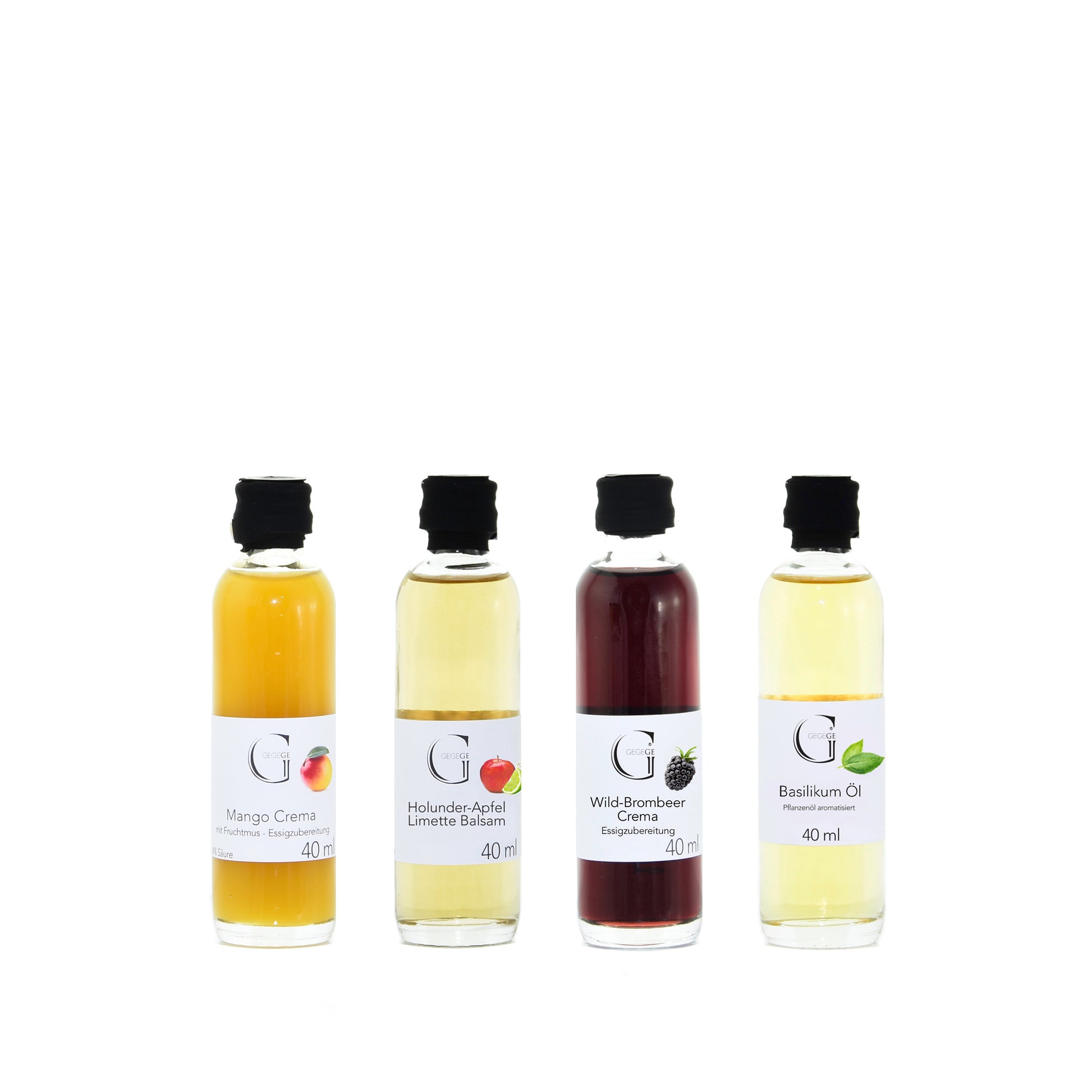 Genussvolles Frucht-Dressing-Set von Genial Genießen mit ausgewählten Ölen und Balsamico-Spezialitäten für kreative Sommerküche und frische Salatideen.