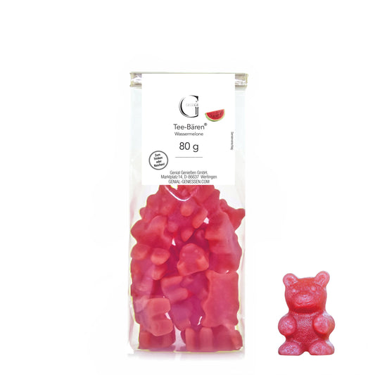 Tee Bären Wassermelone zum Trinken oder Naschen 