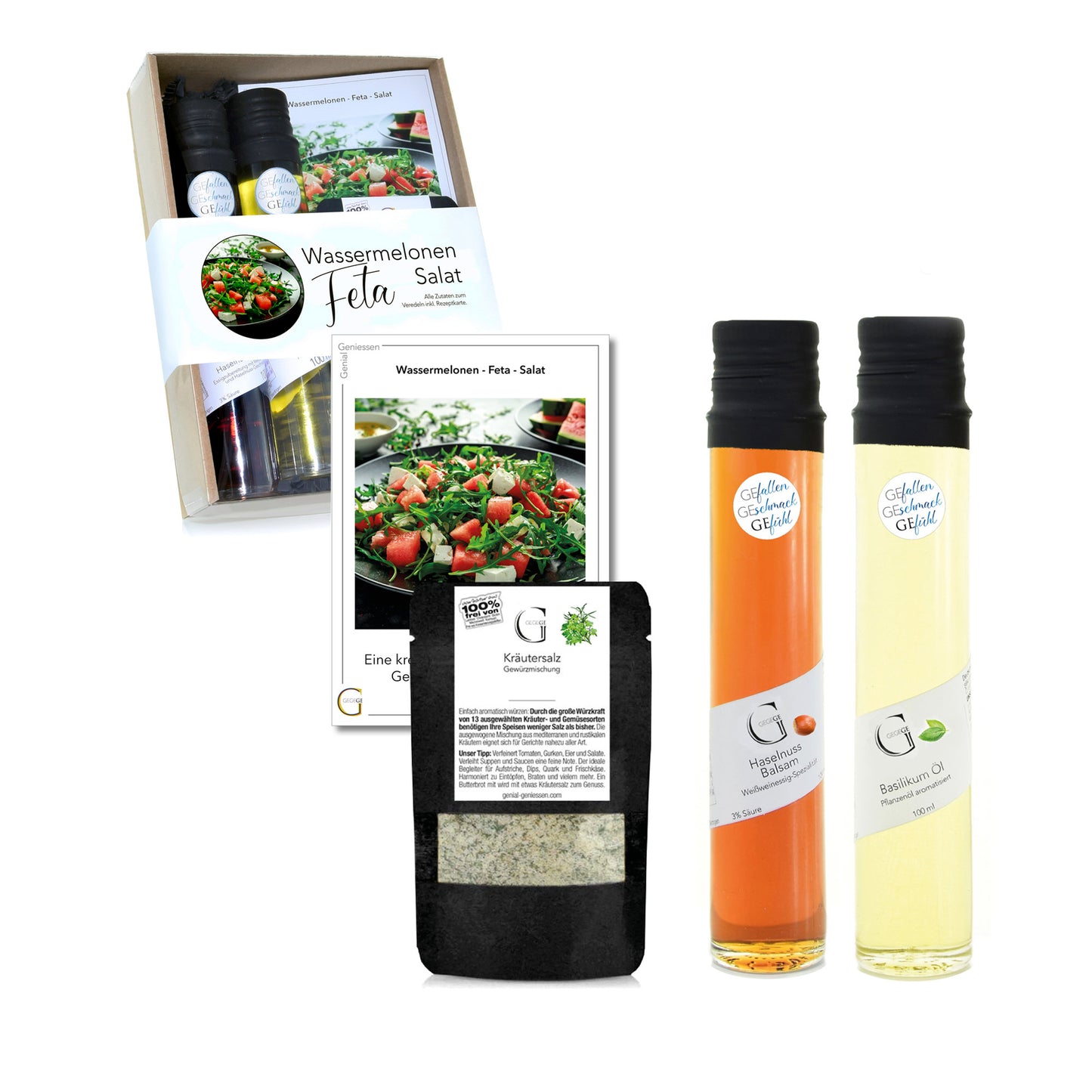 Wassermelonen Feta Salat - Set