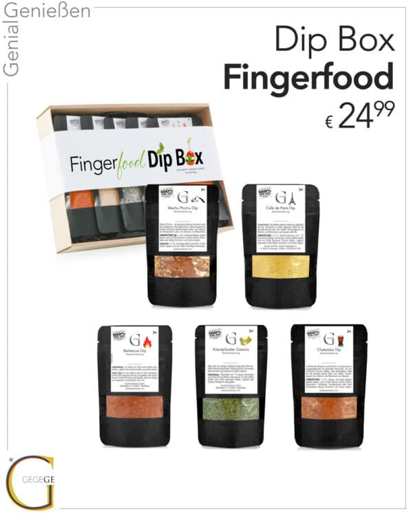Fingerfood Dip Box