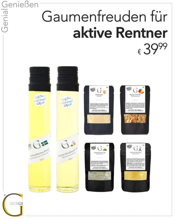 Gaumenfreuden fuer aktive Rentner