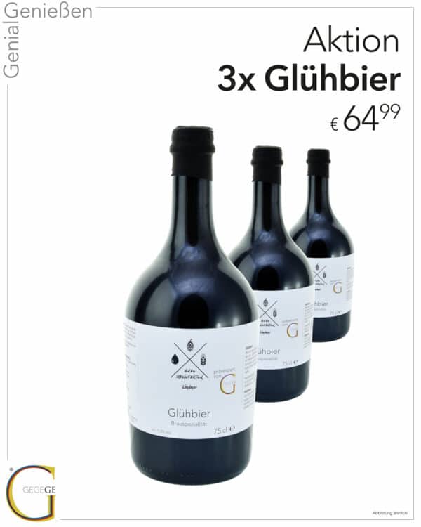 3x Glühbier Set