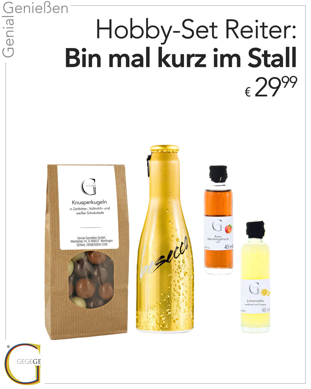 Hobby-Set Bin mal kurz im Stall - Reiter